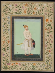 Qilich Khan, abgelöstes Albumblatt, ca. 1900